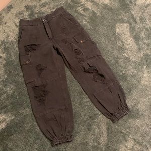 Carmar Black Cargo Pants